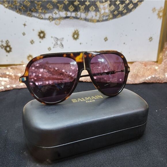 Balmain Paris BL 2104 Sunglasses - DARK TORTOISE NEW IN BOX main image 6